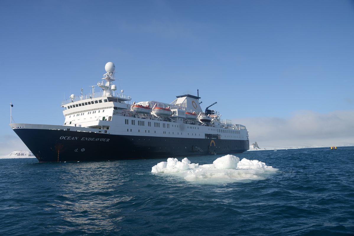 07A Quark Expeditions Ocean Endeavour Antarctica Cruise Ship From Zodiac To Aitcho Barrientos Island In South Shetland Islands